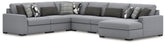 Orleans Furniture - Ashley Furniture - Bealton Sectional - RAF 6-Piece Sectional with Chaise / Salt and Pepper - 61305S12